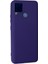 Realme C15 Kılıf Nano Içi Kadife Silikon - Mor Bstmy 3
