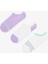 Purple Stripe 3lü Sneaker Çorap 1
