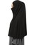 Hazır Türban Peçeli Pratik Eşarp Tesettür Nikaplı Hijab - Namaz Örtüsü Sufle (3Xl) - Siyah 4