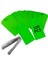100 Adet 4 3/4 Inç x 2 3/8 Inç Plastik Nakliye Etiketi (Yeşil) (Yurt Dışından) 1