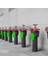 100 Adet 4 3/4 Inç x 2 3/8 Inç Plastik Nakliye Etiketi (Yeşil) (Yurt Dışından) 4