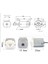 130 Mikro-Dc Motor USB Fan Alarm Saati 4 Wd Fırça Pratik Motor (Yurt Dışından) 5