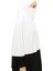 Hazır Türban Peçeli Pratik Eşarp Tesettür Nikaplı Hijab - Namaz Örtüsü Sufle (3Xl) - Beyaz 4