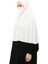 Hazır Türban Peçeli Pratik Eşarp Tesettür Nikaplı Hijab - Namaz Örtüsü Sufle (3Xl) - Beyaz 6