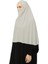 Hazır Türban Peçeli Pratik Eşarp Tesettür Nikaplı Hijab - Namaz Örtüsü Sufle (3Xl) - Koyu Krem 3