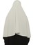 Hazır Türban Peçeli Pratik Eşarp Tesettür Nikaplı Hijab - Namaz Örtüsü Sufle (3Xl) - Koyu Krem 7