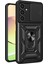 Samsung Galaxy A05 Kılıf Pars Lens Yüzüklü Silikon - Siyah Bstmy 1