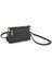 Kadın Çapraz ve Clutch Çanta Bilek ve Çapraz Askılı Siyah Natural (24X15 Cm) 1