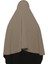 Hazır Türban Peçeli Pratik Eşarp Tesettür Nikaplı Hijab - Namaz Örtüsü Sufle (3Xl) - Koyu Vizon 7