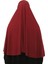 Hazır Türban Peçeli Pratik Eşarp Tesettür Nikaplı Hijab - Namaz Örtüsü Sufle (3Xl) - Bordo 8