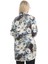 %100 Viskon Büyük Beden Çiçekli Gömlek 3