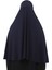 Hazır Türban Peçeli Pratik Eşarp Tesettür Nikaplı Hijab - Namaz Örtüsü Sufle (3Xl) - Lacivert 6