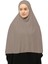 Hazır Türban Peçeli Pratik Eşarp Tesettür Nikaplı Hijab - Namaz Örtüsü Sufle (3Xl) - Açık Vizon 1