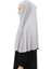 Hazır Türban Peçeli Pratik Eşarp Tesettür Nikaplı Hijab - Namaz Örtüsü Sufle (3Xl) - Gri 6