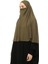 Hazır Türban Peçeli Pratik Eşarp Tesettür Nikaplı Hijab - Namaz Örtüsü Sufle (3Xl) - Haki 4