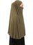 Hazır Türban Peçeli Pratik Eşarp Tesettür Nikaplı Hijab - Namaz Örtüsü Sufle (3Xl) - Haki 5