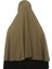 Hazır Türban Peçeli Pratik Eşarp Tesettür Nikaplı Hijab - Namaz Örtüsü Sufle (3Xl) - Haki 8