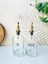 2'li Gold Başlıklı Cam Yağdanlık Seti | Metal Altlık | Oil-Olive Oil-Vinegar- Sauce 1