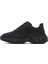 Erkek Siyah Bağcıklı Kalın Tabanlı Kumaş Sneaker 25SFD69416F 2