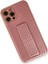 Iphone 12 Pro Kılıf Coco Karbon Standlı Kapak - Pembe Bstmy 3