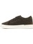 Erkek Haki Bağcıklı Örgülü Kalın Tabanlı Deri Sneaker 25SFD795214 2