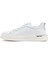 Erkek Beyaz Bağcıklı Kalın Tabanlı Deri Sneaker 25SFD676818 2