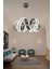 Kıvrım Çift Ledli Sıralı Toplu LED Avize 3