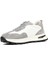 Erkek Gri Bağcıklı Süet Deri Sneaker 4