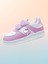 Mor Bantlı Pembe Kalp Haylo Baskılı Çocuk Spor Ayakkabı Sneaker 1
