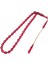 Arpa Kesim Kırmızı Ateş Kehribarı Tesbih (11X8 Mm) 1