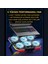6 Fanlı 12 Rgb Işık Modlu Kademe Standlı LCD Göstergeli Notebook Soğutucu Laptop Standı Soğutucu 2