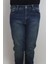 Fistan Store Erkek Yeşil Yüksek Bel Rahat Kesim Boru Paça Jean Pantolon 2