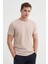Bej Erkek T-Shirt 4240 2