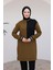 Kolları Ribanalı Tunik-Yeşil 24KT478 2
