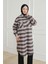 Gömlek Yaka Çıtçıtlı Tunik-Gri 24KT415 3