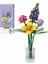 Dekoratif Sümbül Çiçek Buketi Yapım Seti Legosu 608 Parça - Sümbül/ortanca/lale Çiçek Set 1