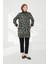 Kolları Ribanalı Leopar Desenli Boydan Fermuarlı Tunik-Leopar 24KT430 2