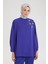 Kolları Düğmeli Taş Desenli Tunik-Morcivert 25YT443 2