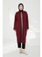 Boydan Fermuarlı Giy Çık-Bordo 24KT412 1