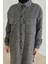 Gömlek Yaka Çıtçıtlı Tunik-Siyah 24KT415 5