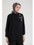Kolları Düğmeli Taş Desenli Tunik-Siyah 25YT443 3