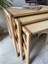 3'lü Huş Ağacı, iskandinav tasarım, Plywood Folki Zigon Sehpa, Sehpa, Orta Sehpa, Yan Sehpa 3