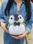 Sevimli Papyonlu ve Çantalı Penguen Peluş Oyuncak 1
