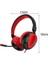 Akz 021 Kablolu Mikrofonlu Işıklı Oyuncu Kulaklığı Rgb Kırmızı 2