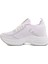 Beyaz Triko Kalın Taban Kadın Sneaker Lady 5002 Z 2