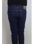 Fistan Store Erkek Lacivert Yüksek Bel Rahat Kesim Boru Paça Jean Pantolon 5