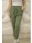 Müslin Dar Paça Pantolon Yeşil 3