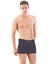 Antrasit Mı Emay 2108 Seamless Uzun Erkek Boxer 1