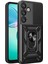 Samsung Galaxy S25 Plus Kılıf Pars Lens Yüzüklü Silikon - Siyah Bstmy 1