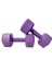 Spor 2 kg Altıgen Mor Dambıl Seti 2 kg x 2 Adet Toplam 4 kg Ağırlık Seti 1
